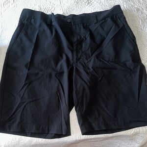 PGA Tour Black Flat Front Men's Shorts